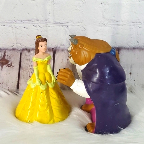 VTG Disney Princess Belle Beauty and The Beast Hand Puppet Figure Pizza Hut 1992 - Picture 16 of 17